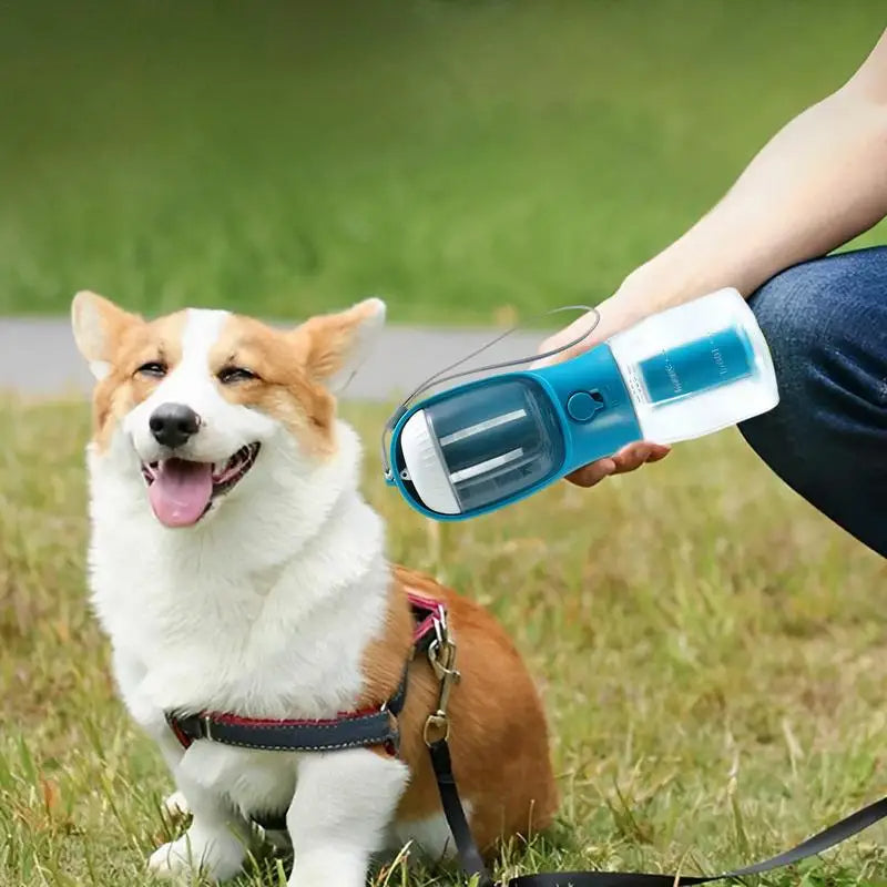 3-in-1 Trinkflasche für kleine Hunde und kleine Handtaschen
